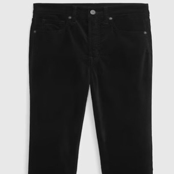 Gap Black Velvet Jean - True Skinny 6/28R - Picture 2 of 2